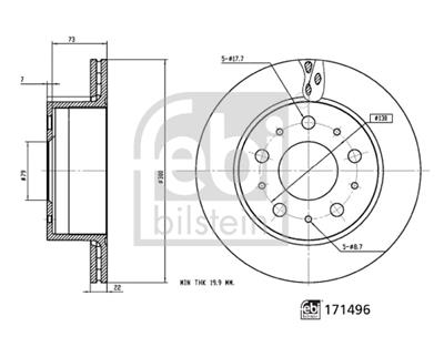 FEBI BILSTEIN 171496 EAN: 4054224714966.