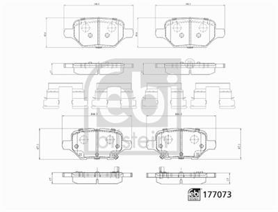 FEBI BILSTEIN 177073 Číslo výrobce: 22930. EAN: 4054224770733.