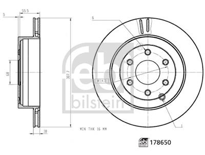 FEBI BILSTEIN 178650 EAN: 4054224786505.