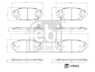 FEBI BILSTEIN 179955 Číslo výrobce: 26177. EAN: 4054224799550.