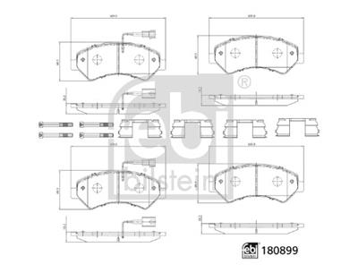 FEBI BILSTEIN 180899 Číslo výrobce: 24466. EAN: 4054224808993.