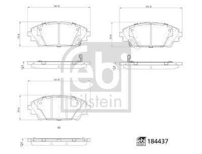 FEBI BILSTEIN 184437 Číslo výrobce: 26490.
