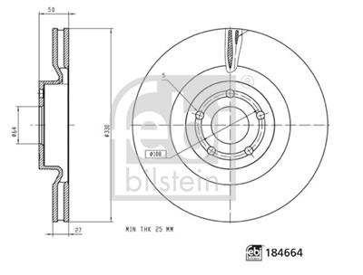 FEBI BILSTEIN 184664 EAN: 4054224846643.