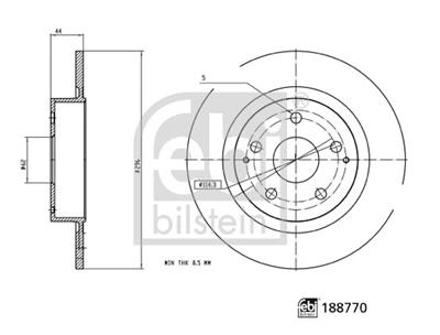 FEBI BILSTEIN 188770 EAN: 4054224887707.