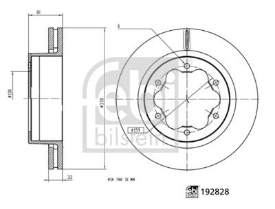 FEBI BILSTEIN 192828 EAN: 4054224928288.