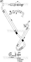 TRISCAN 9010 16014 - Vysoko/nízkotlakové vedenie klimatizácie
