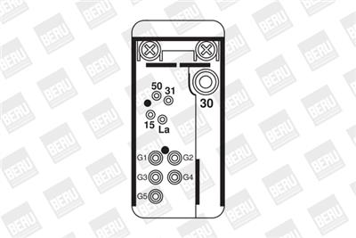 BERU GR071 Číslo výrobce: 0 201 010 071. EAN: 4014427061069.