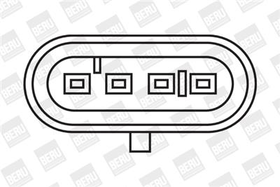 BERU ZS244 Číslo výrobce: 0 040 100 244. EAN: 4014427069386.