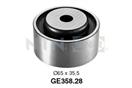 SNR GE358.28 - Obehová/vodiaca kladka ozubeného remeňa