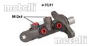 METELLI 05-0876 - Hlavný brzdový válec