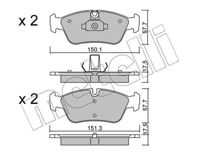METELLI 22-0260-0 Číslo výrobce: 21912. EAN: 8032747618417.