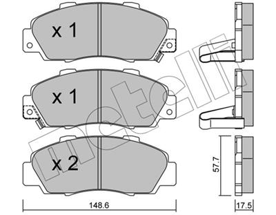 METELLI 22-0298-0 Číslo výrobce: 21651. EAN: 8032747619285.