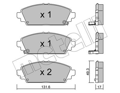 METELLI 22-0463-0 Číslo výrobce: 23096. EAN: 8032747621844.