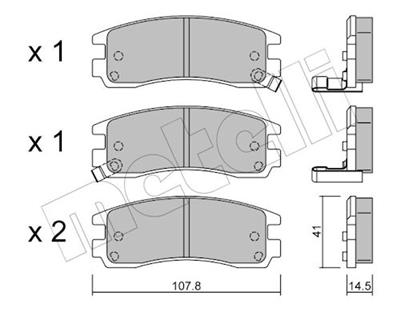 METELLI 22-0697-0 Číslo výrobce: 23361. EAN: 8032747625439.