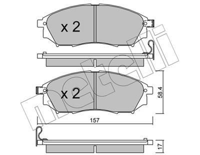 METELLI 22-0819-0 Číslo výrobce: 23698. EAN: 8032747028711.