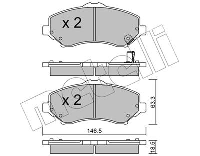 METELLI 22-0862-1 Číslo výrobce: 24605. EAN: 8032747057148.