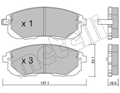 METELLI 22-0876-0 Číslo výrobce: 24280. EAN: 8032747057421.