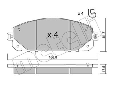 METELLI 22-1000-0 Číslo výrobce: 22070. EAN: 8032747139738.