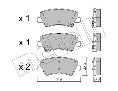 METELLI 22-1166-0 Číslo výrobce: 22901. EAN: 8032747341933.