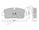METELLI 22-1380-0 - Sada brzdových platničiek, vždy 4 kusy v sade