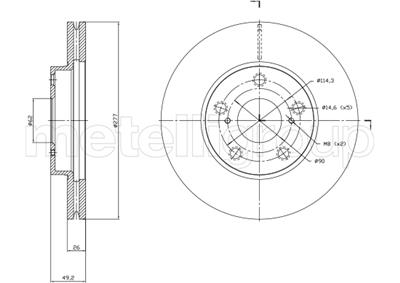 METELLI 23-1523C EAN: 8032747317792.