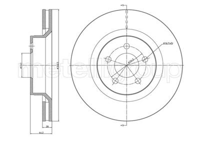 METELLI 23-1593C EAN: 8032747118344.