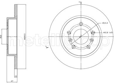 METELLI 23-1763C EAN: 8032747232835.