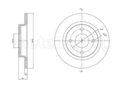 METELLI 23-1846C EAN: 8032747318355.