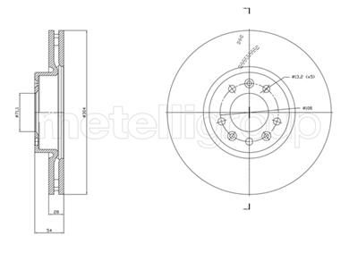 METELLI 23-1857C EAN: 8032747318478.