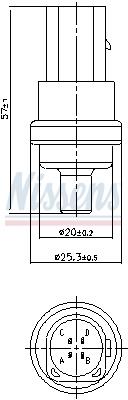 NISSENS 207009 Číslo výrobce: 72421119. EAN: 5707286534872.