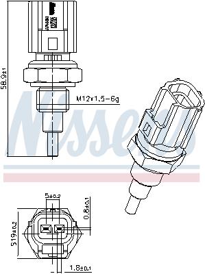 NISSENS 207098 Číslo výrobce: 72421514. EAN: 5707286534803.