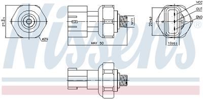 NISSENS 301090 Číslo výrobce: 351005521. EAN: 5707286536128.