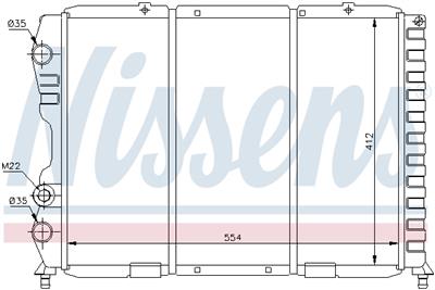 NISSENS 60033 Číslo výrobce: 376766001. EAN: 5707286190801.
