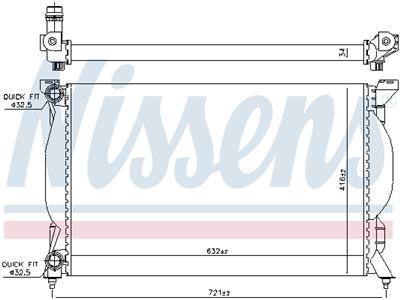 NISSENS 60304A Číslo výrobce: 376766264. EAN: 5707286191228.