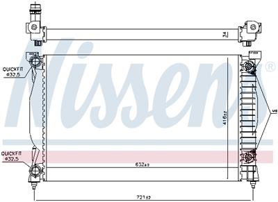 NISSENS 60305A Číslo výrobce: 376717234. EAN: 5707286191235.