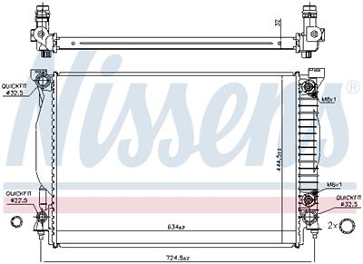 NISSENS 60307A Číslo výrobce: 376715341. EAN: 5707286191259.