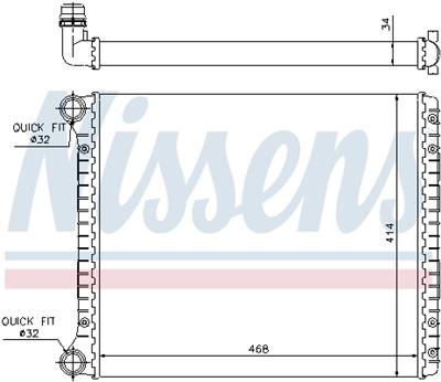 NISSENS 60426 Číslo výrobce: 376766281. EAN: 5707286191488.