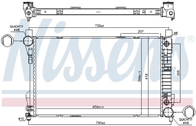 NISSENS 606015 EAN: 5707286417533.