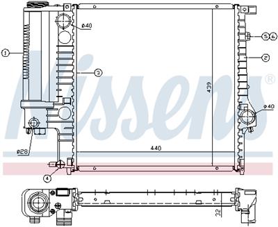NISSENS 60623A EAN: 5707286192621.