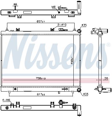 NISSENS 606308 EAN: 5707286427686.