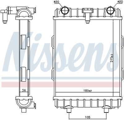 NISSENS 606645 EAN: 5707286463219.