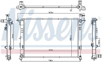 NISSENS 606824 EAN: 5707286483316.