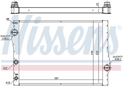 NISSENS 60823 EAN: 5707286361256.