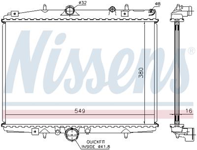 NISSENS 61291A Číslo výrobce: 376714394. EAN: 5707286195554.