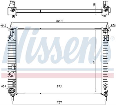 NISSENS 616905 EAN: 5707286395725.