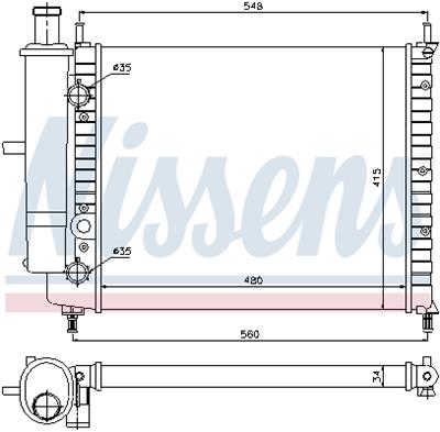 NISSENS 61788 Číslo výrobce: 376719551. EAN: 5707286198258.