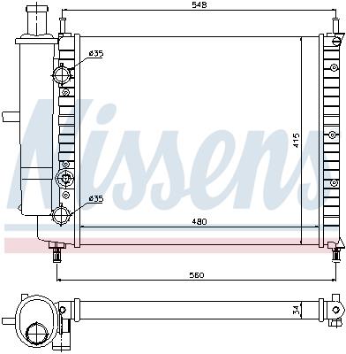 NISSENS 61808 EAN: 5707286198456.