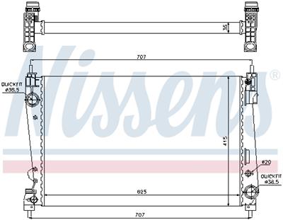 NISSENS 61916 EAN: 5707286199002.