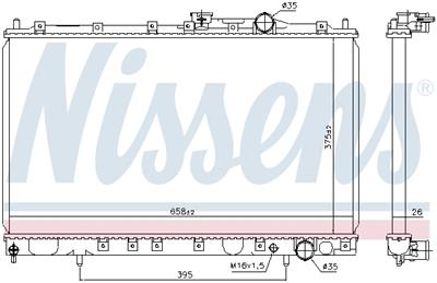 NISSENS 628431 Číslo výrobce: 376718391. EAN: 5707286206717.