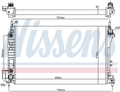 NISSENS 63023 Číslo výrobce: 376771211. EAN: 5707286208711.